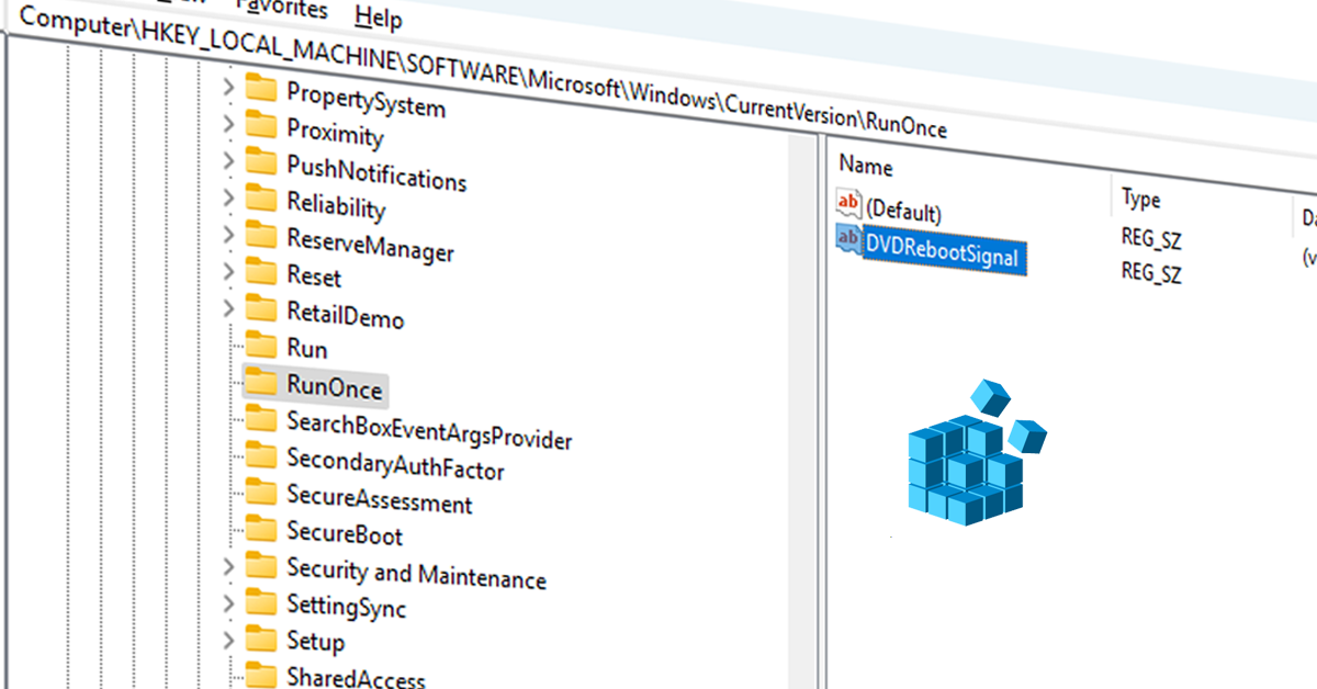 set reboot pending registry value